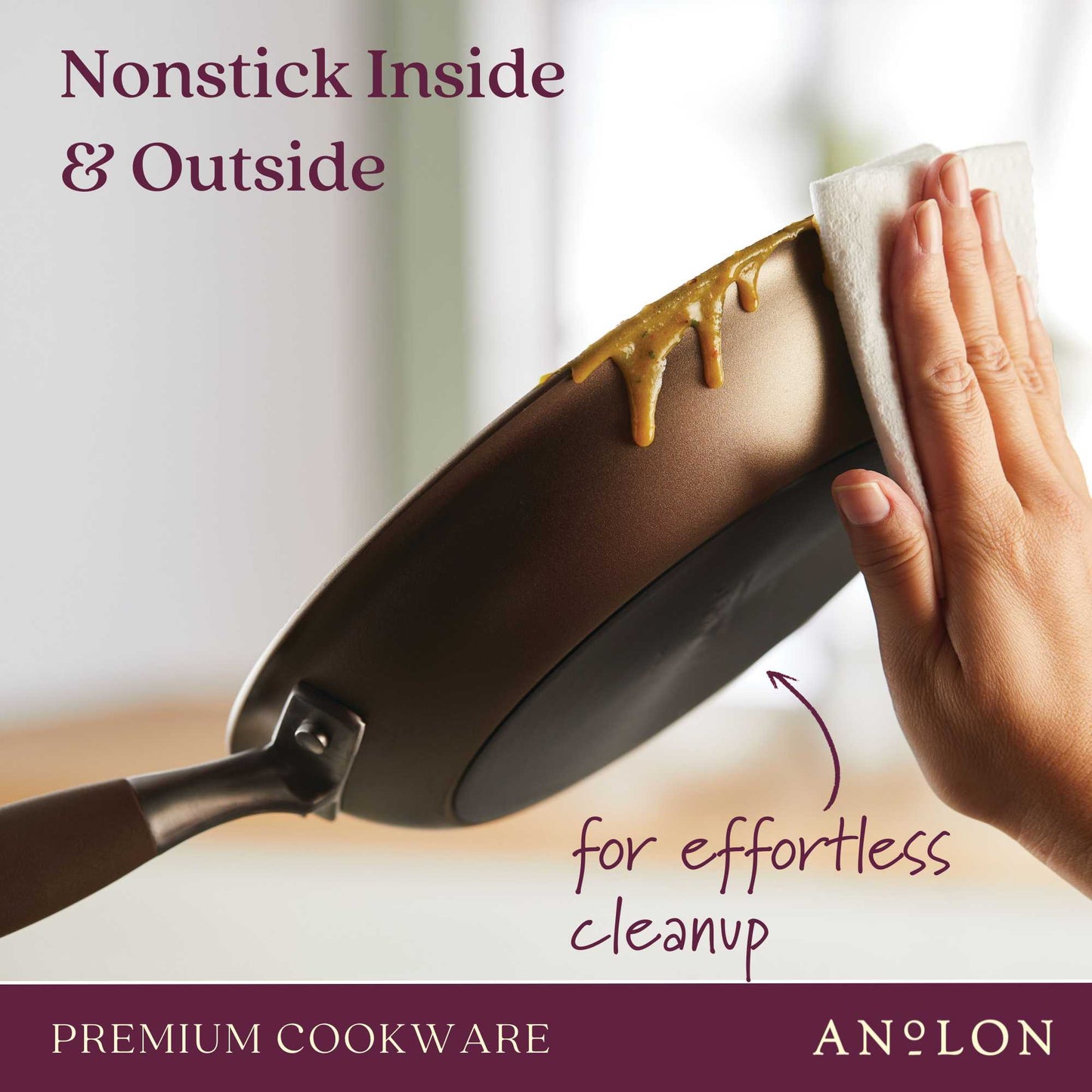 Anolon Advanced Home Nonstick 11 Piece Cookware Set Bronze