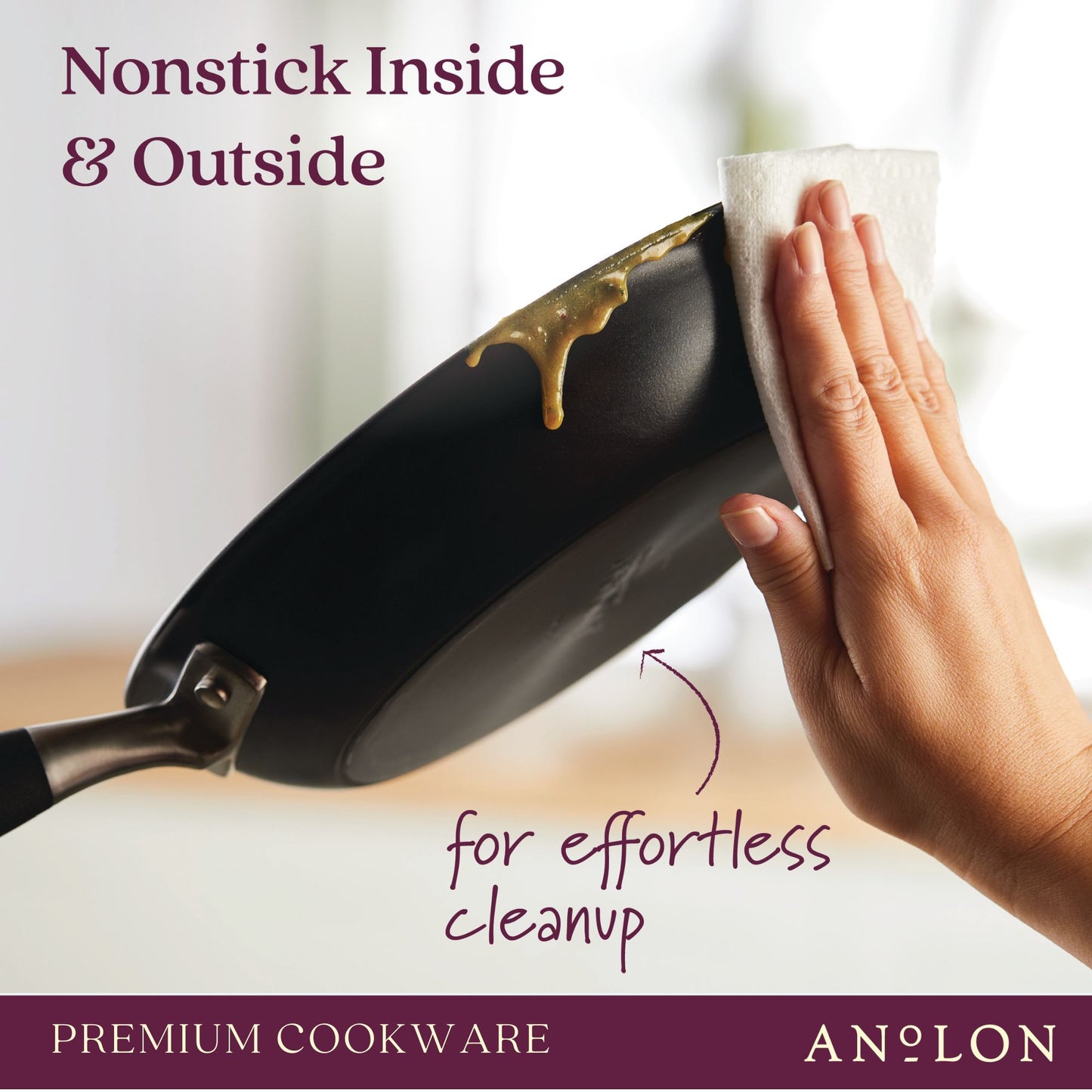 Anolon Advanced Home Nonstick Skillet Twin Pack 26/32cm Onyx