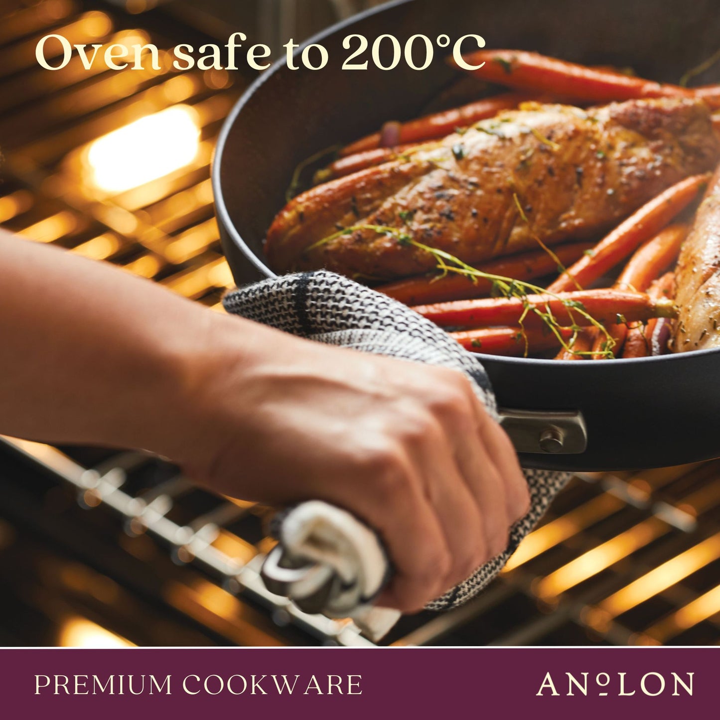 Anolon Advanced Home Nonstick Skillet Twin Pack 26/32cm Onyx