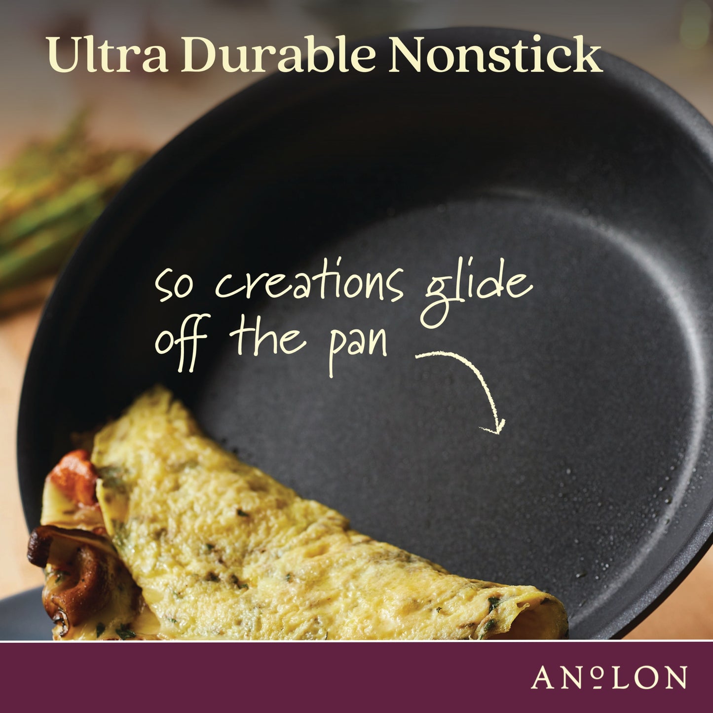 Anolon Advanced+ Nonstick Induction Open French Skillet Twin Pack 25/30cm