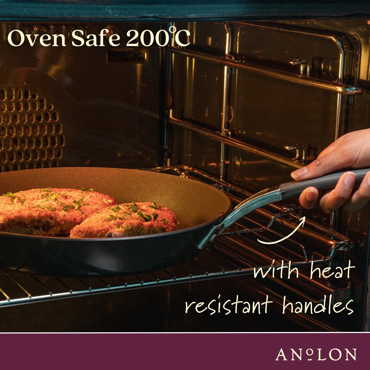 Anolon Endurance+ Nonstick Induction Covered French Skillet 30cm