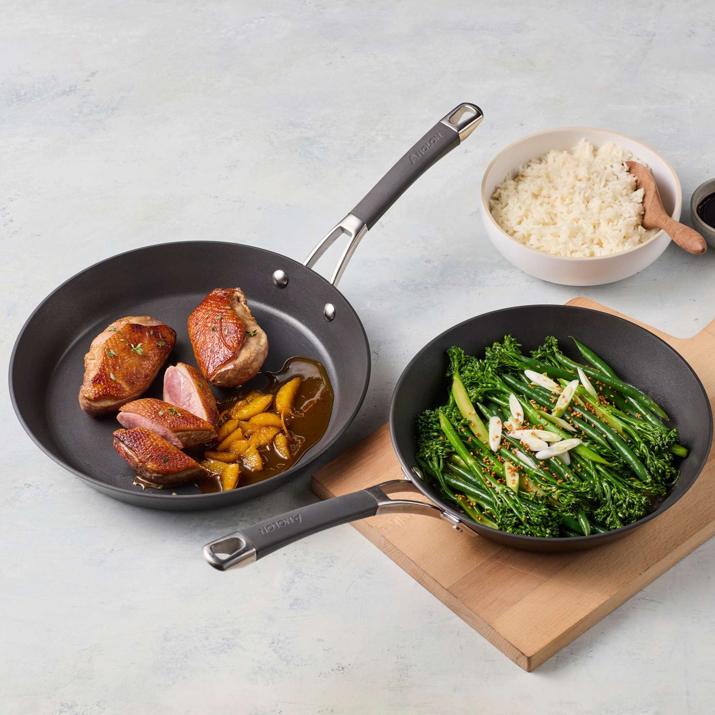 Anolon Endurance+ Nonstick Induction 3 Piece Starter Set