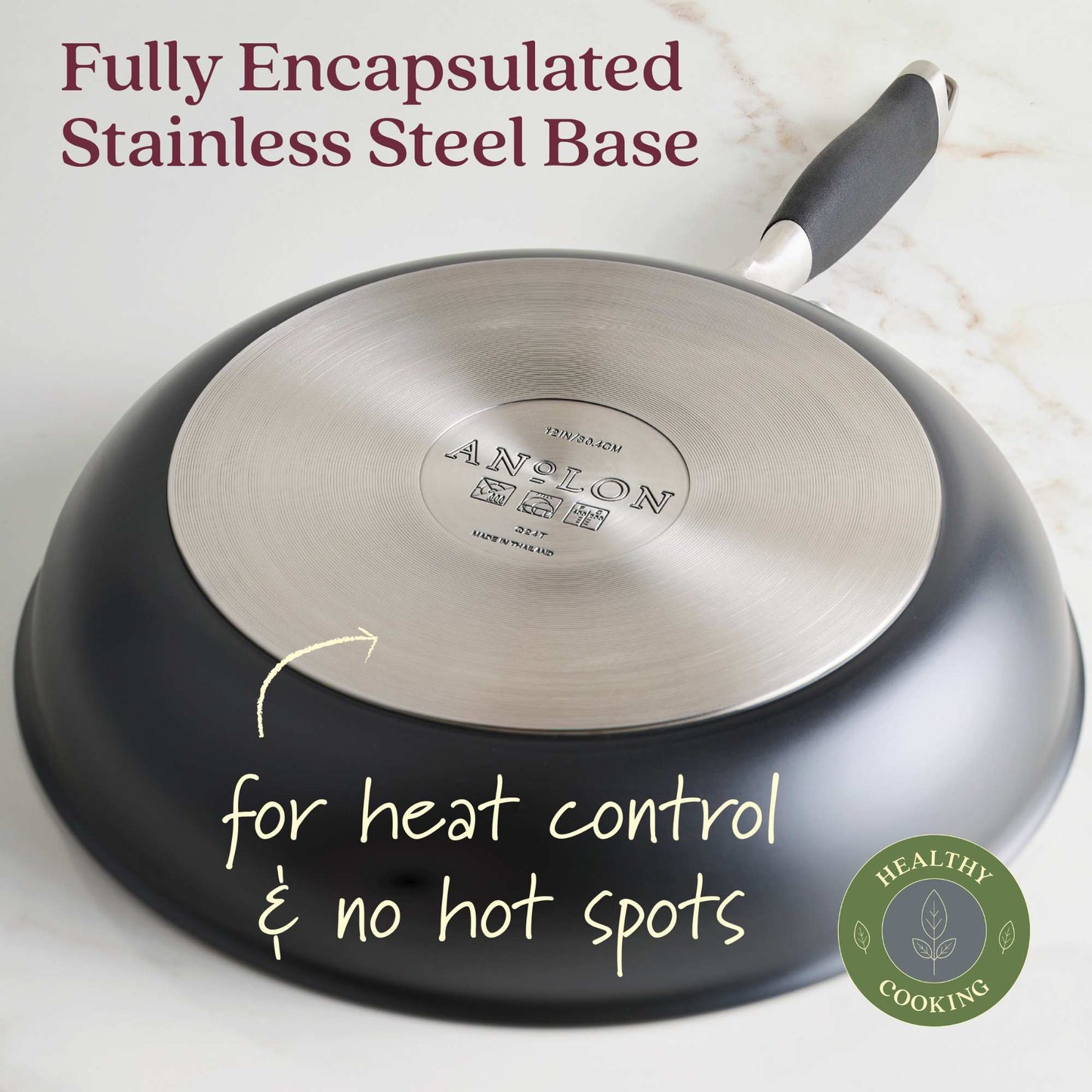 Anolon Advanced Ceramic Nonstick Induction Frypan Twin Pack 21.5/25.4cm