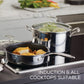 Circulon C-Series Hybrid Clad Stainless Steel Nonstick Induction Stockpot 26cm