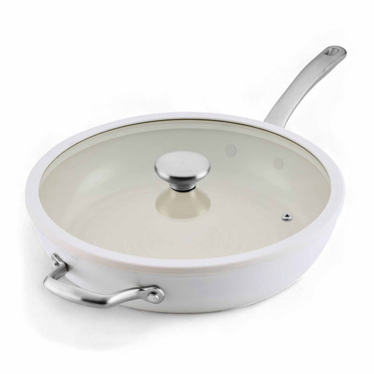 Circulon Halo With LaserDefense™ 30cm Covered Skillet Pearl White