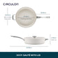 Circulon Halo With LaserDefense™ 30cm/4.7L Covered Sauté Pearl White