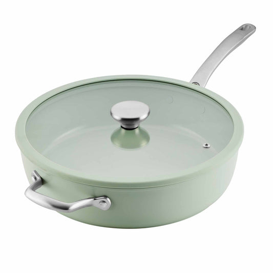 Circulon Halo With LaserDefense™ 30cm/4.7L Covered Sauté Sage Green