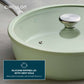 Circulon Halo With LaserDefense™ 30cm/4.7L Covered Sauté Sage Green