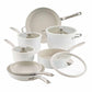 Circulon Halo With LaserDefense™ 11 Piece Cookware Set Pearl White