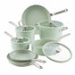 Circulon Halo With LaserDefense™ 11 Piece Cookware Set Sage Green