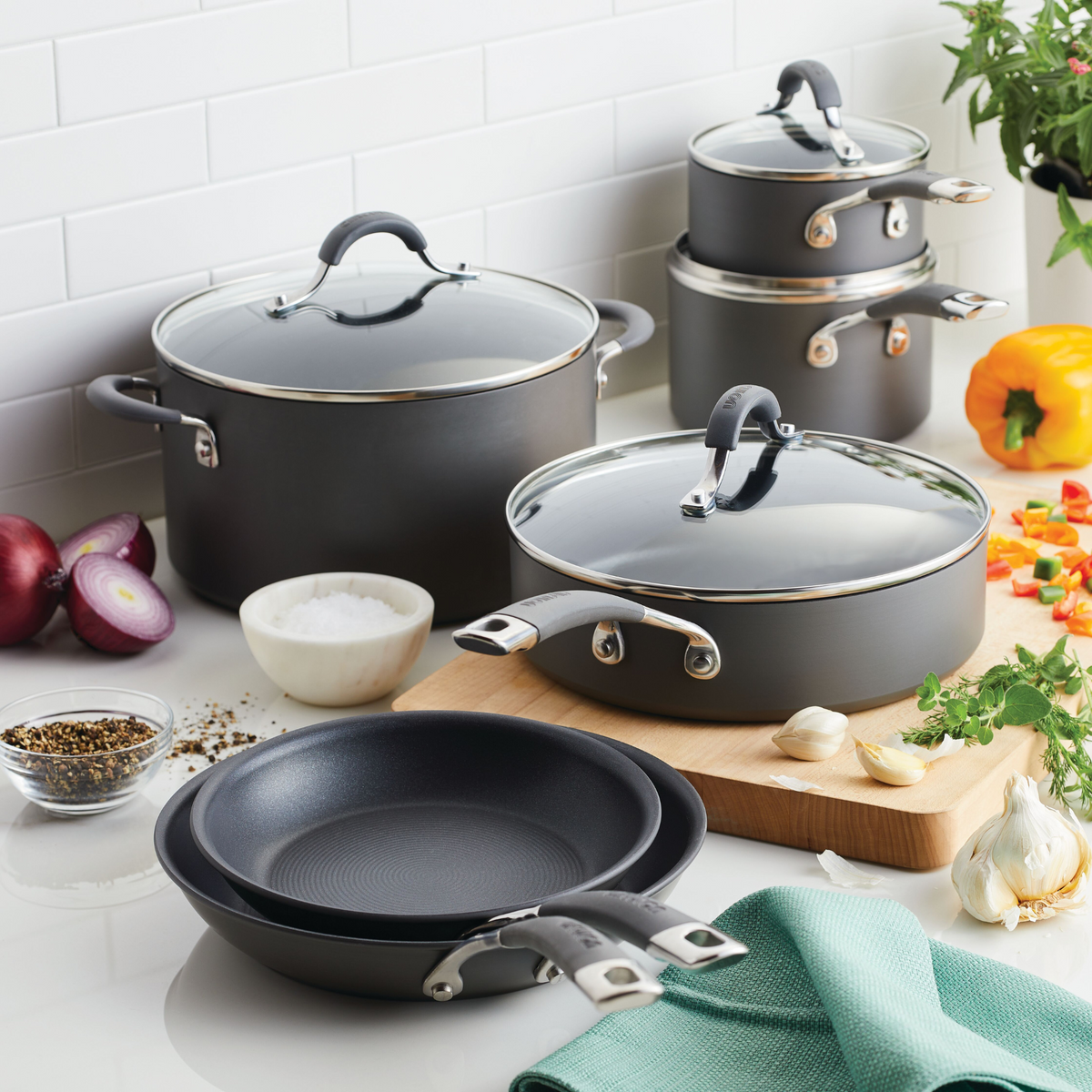 Circulon Radiance Nonstick 10 Piece Cookware Set | Cookware Brands