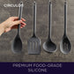 Circulon Silicone Utensils 4 Piece Set Grey