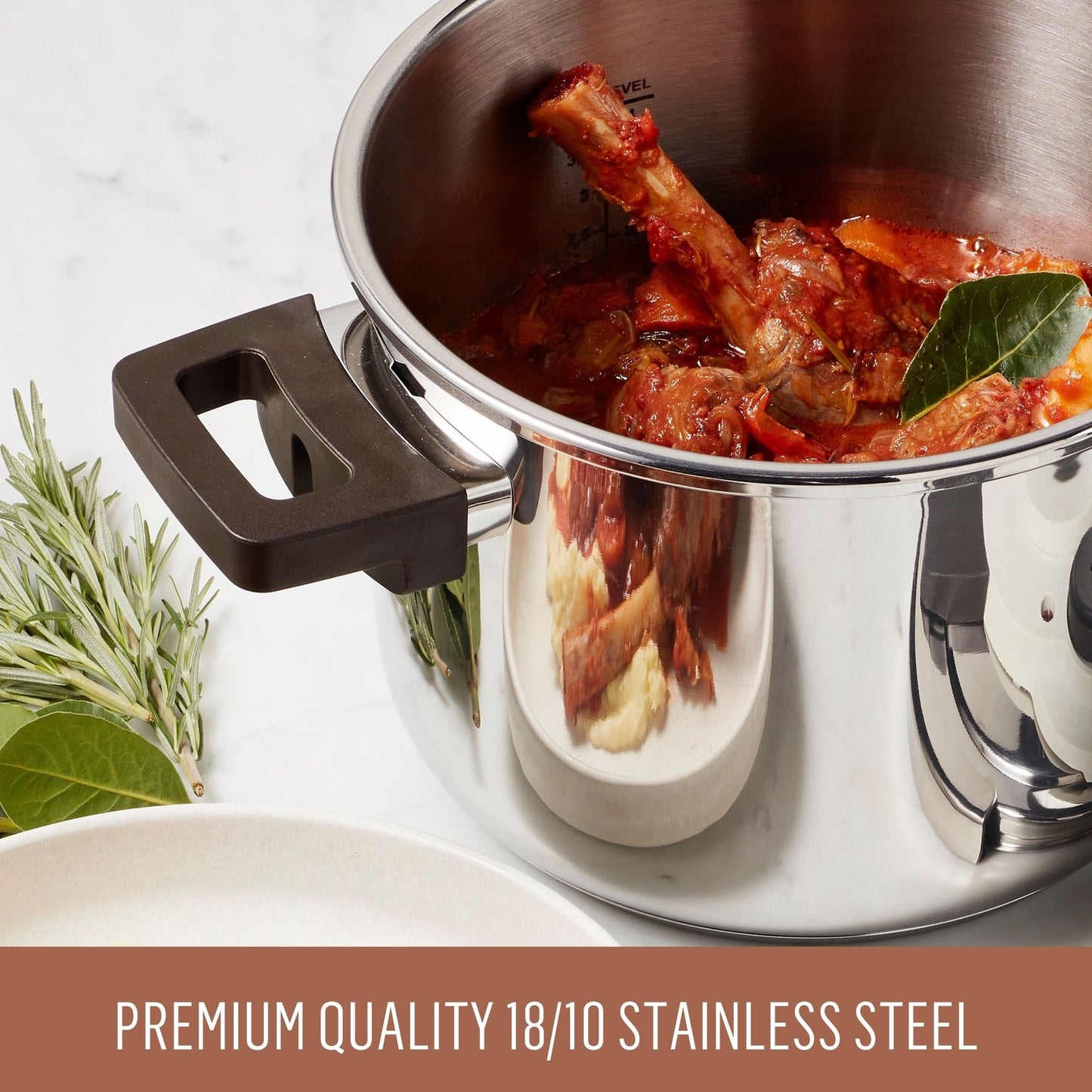 Essteele Per Velocità Stainless Steel Pressure Cooker 22cm/8L