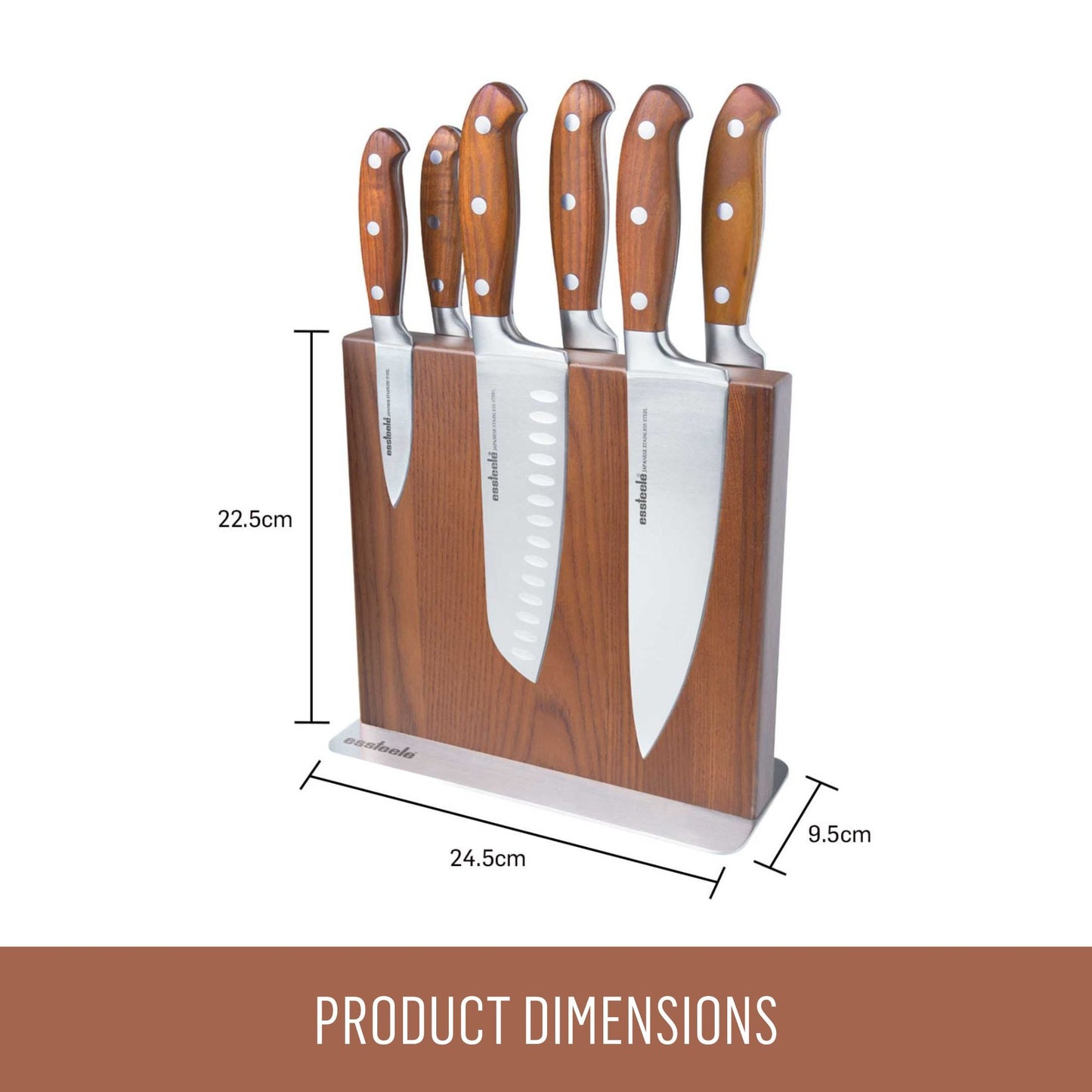 Essteele 7 Piece Knife Block