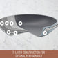 Essteele Per Bellezza Nonstick Open Skillet Triple Pack 20/24/30cm Grey