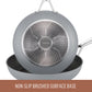 Essteele Per Bellezza Nonstick Open Skillet Triple Pack 20/24/30cm Grey