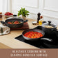 Essteele Per Benessere Ceramic Nonstick Induction 3 Piece Cookware Set