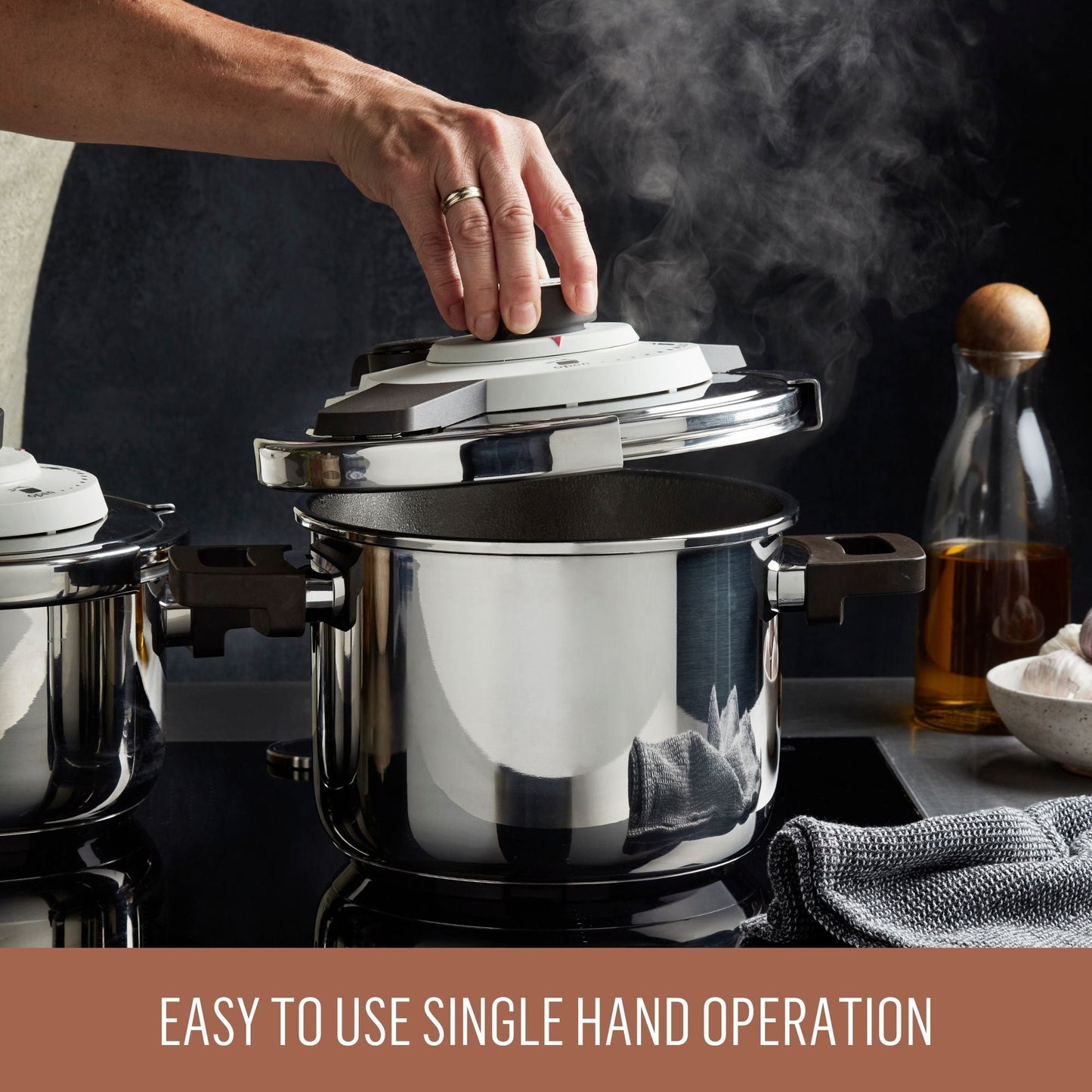 Essteele Per Velocità Stainless Steel Pressure Cooker 22cm/8L