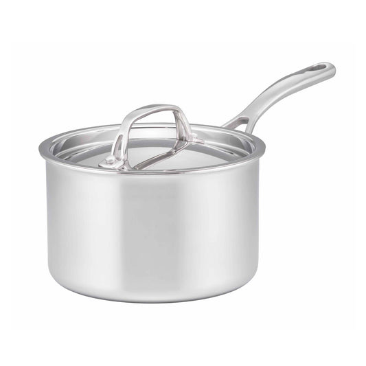 Essteele Eternità Clad Stainless Steel Induction Covered Saucepan 20cm/3.7L