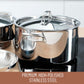 Essteele Eternità Clad Stainless Steel Induction Covered Stockpot 26cm/7.6L