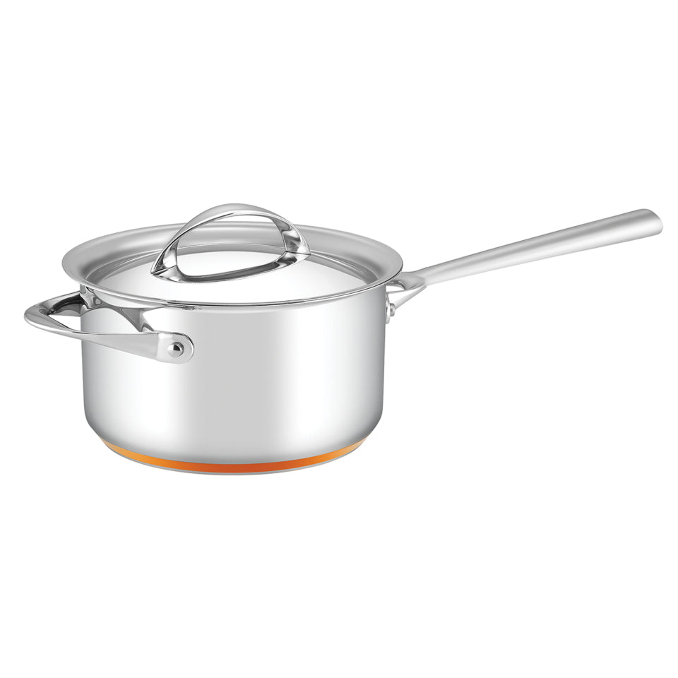 Essteele Per Vita Copper Base Stainless Steel Covered Saucepan 20cm/3.4L