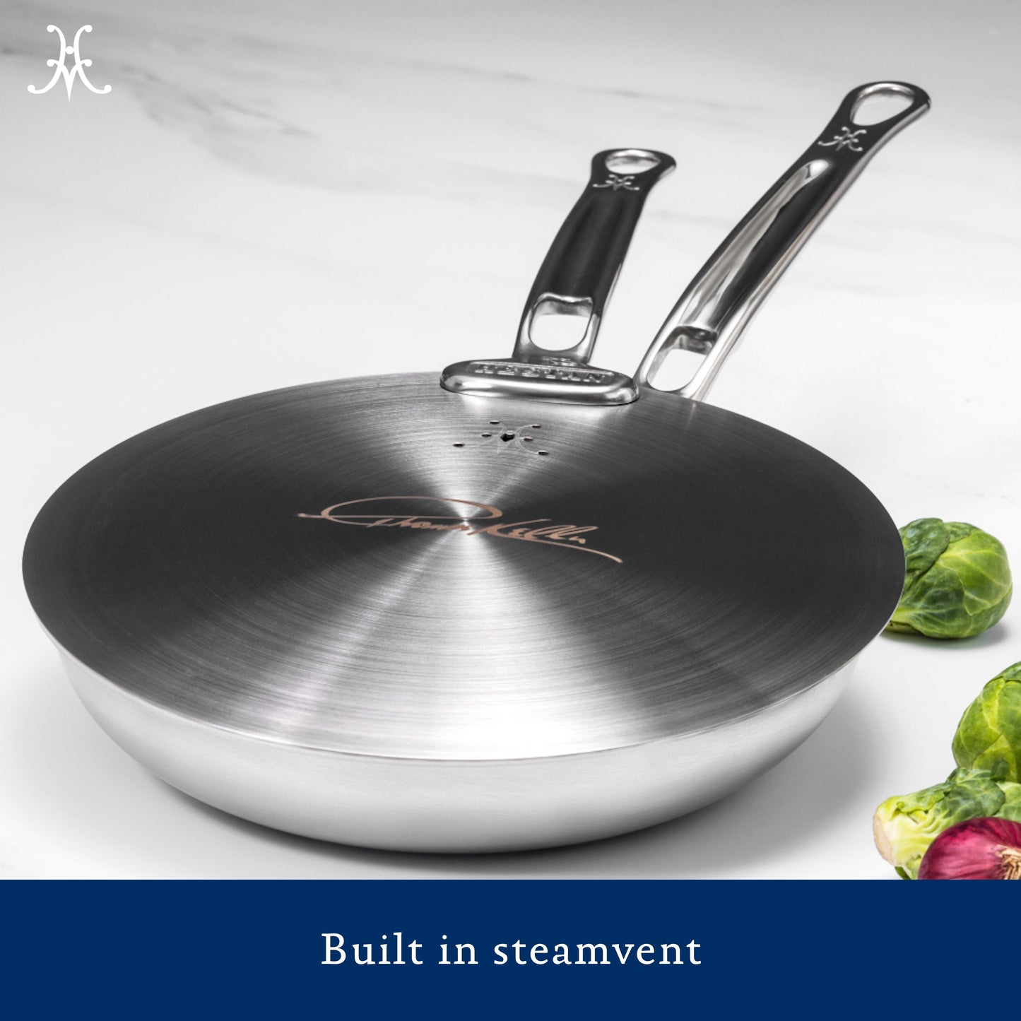 Hestan Thomas Keller Insignia Commercial Clad Stainless Steel Universal Lid 32cm