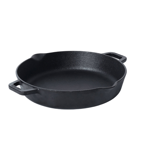 Meyer Pre-Seasoned Cast Iron Induction Double Handle Skillet 26cm