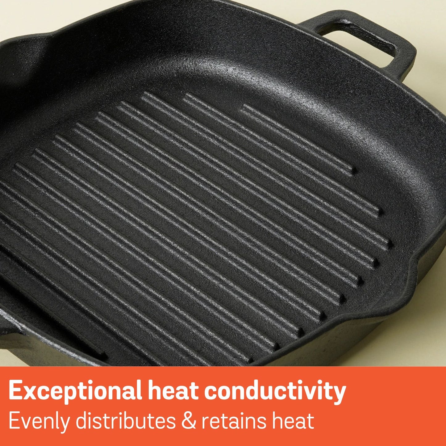 Meyer Pre-Seasoned Cast Iron Induction 2 Piece Starter Cookware Set