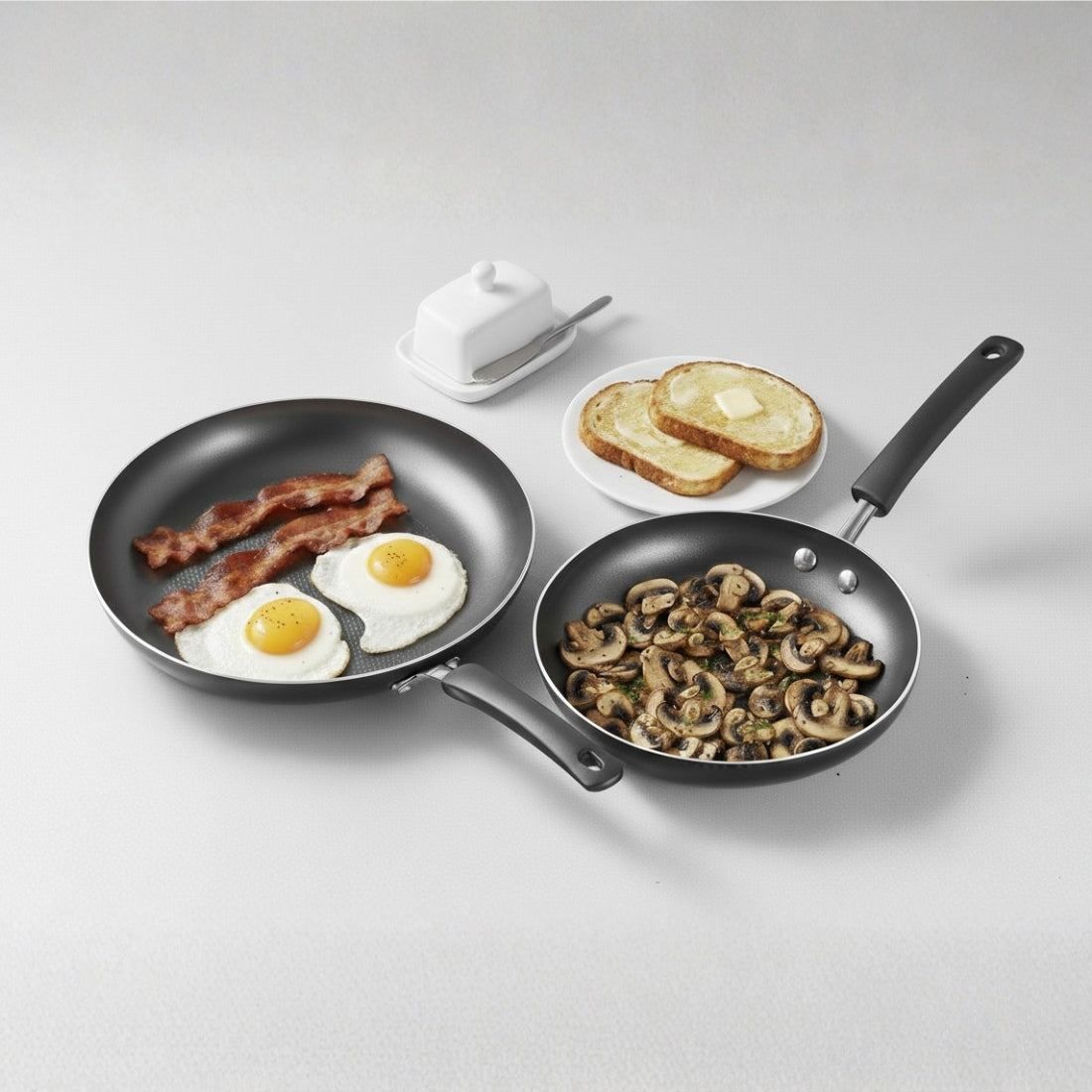 RACO Smartstart Nonstick Induction Twin Pack Frypan 22/28CM