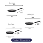 RACO Smartstart Nonstick Induction Frypan Triple Pack 20/24/30CM