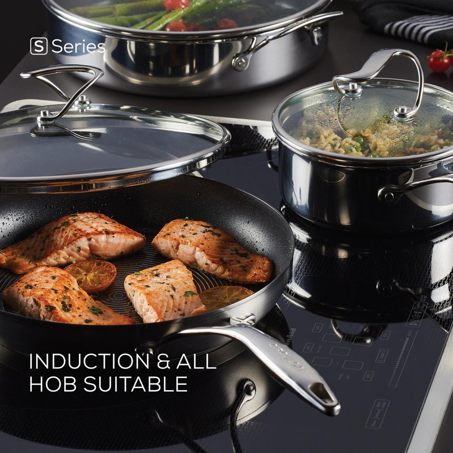 Circulon S-Series Nonstick Stainless Steel Induction Saute Pan 30cm/4.7L