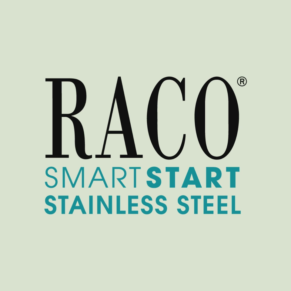 RACO SmartStart Stainless Steel range video – RACO SmartStart Stainless Steel Induction 3 Piece Saucepan Set 16/18/20cm