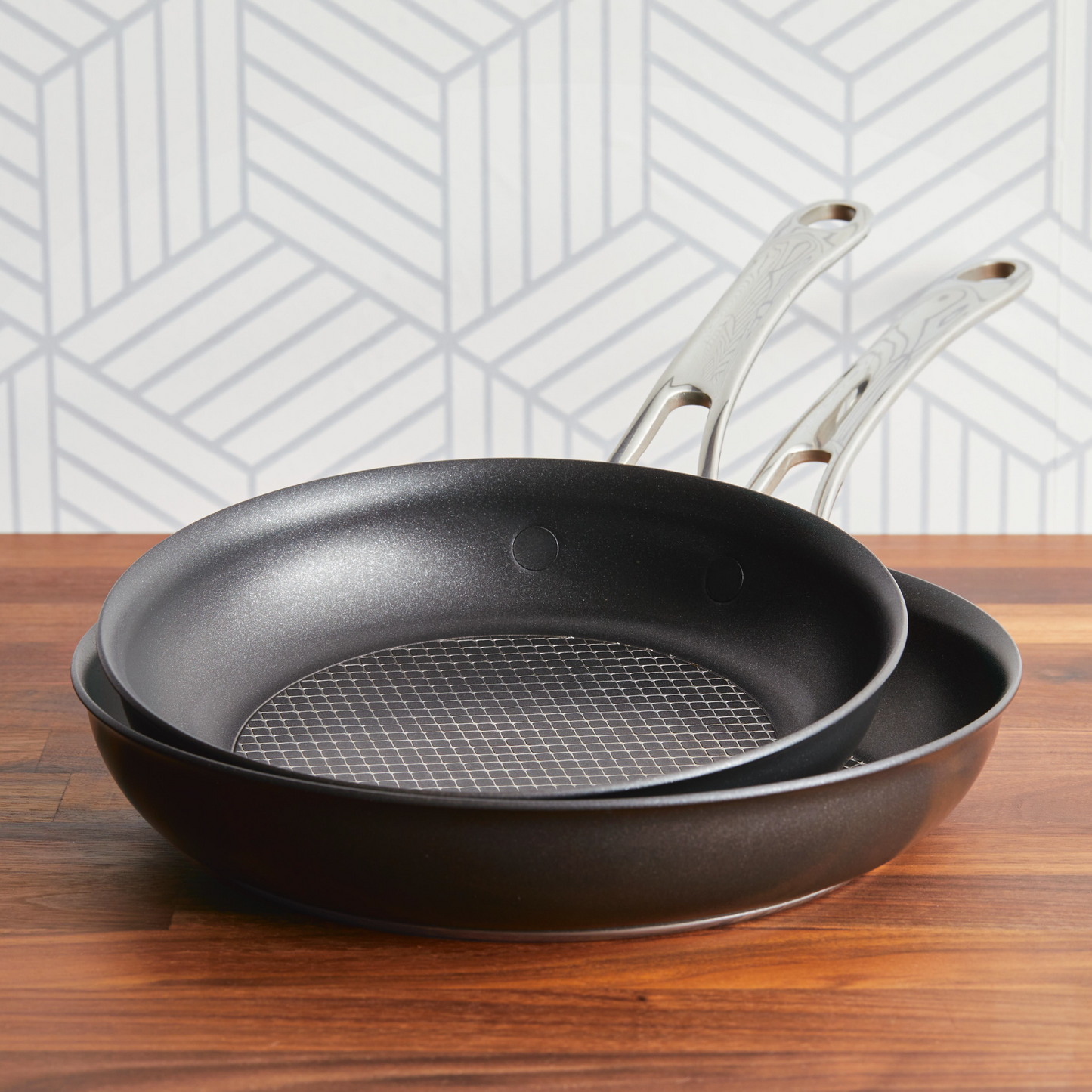 Anolon X Hybrid Nonstick Induction Skillet Twin Pack 21/25cm