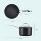 Anolon X Hybrid Stainless Steel Nonstick Induction Covered Saucepan 18cm/2.8L