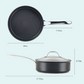 Anolon X Hybrid Stainless Steel Nonstick Induction Covered Sauté 24cm/3.3L