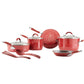Rachael Ray Cucina Nonstick 10 Piece Cookware Set Red
