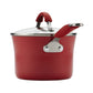 Rachael Ray Cucina Nonstick 10 Piece Cookware Set Red