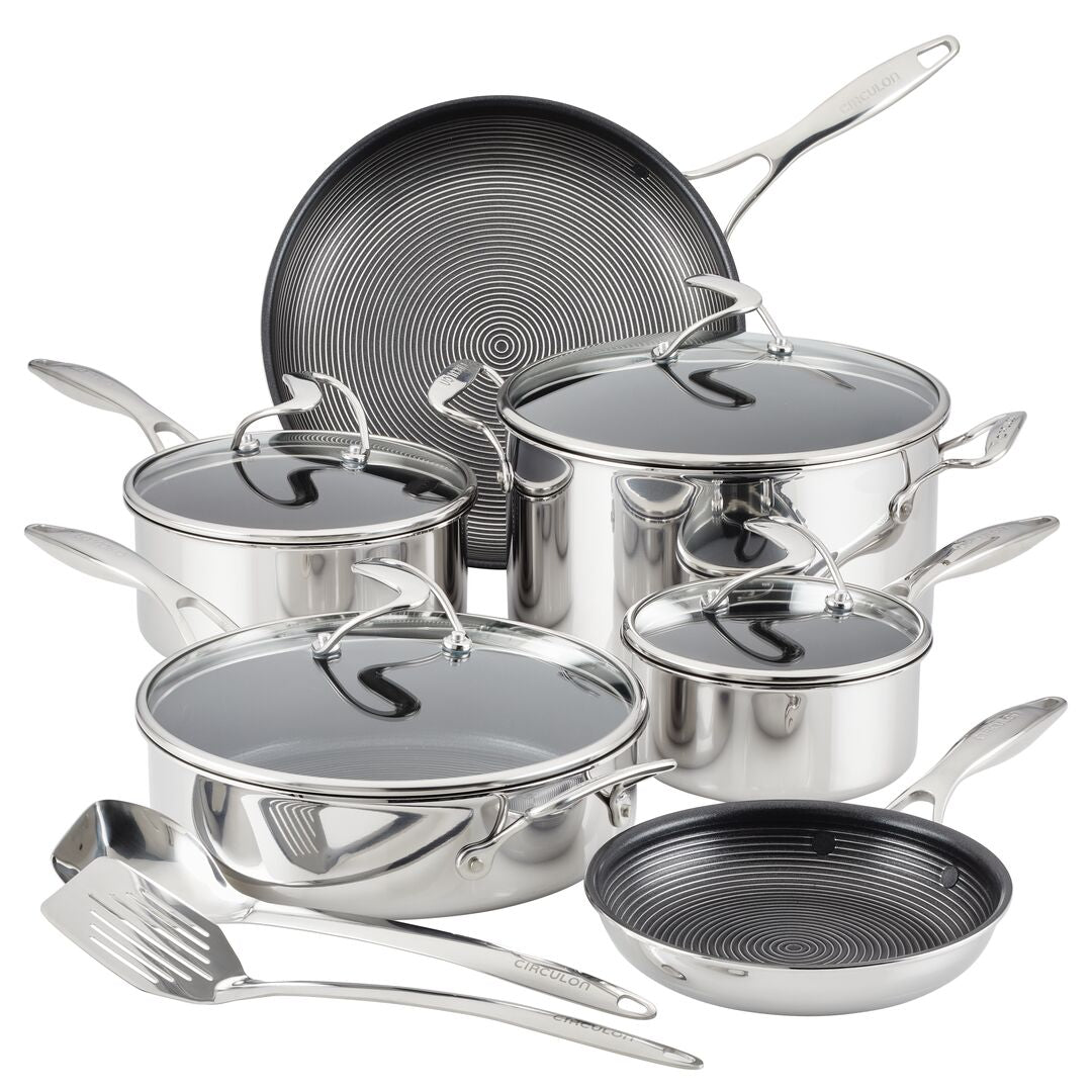 Circulon C-Series Hybrid 10 Piece Cookware Set With Utensils