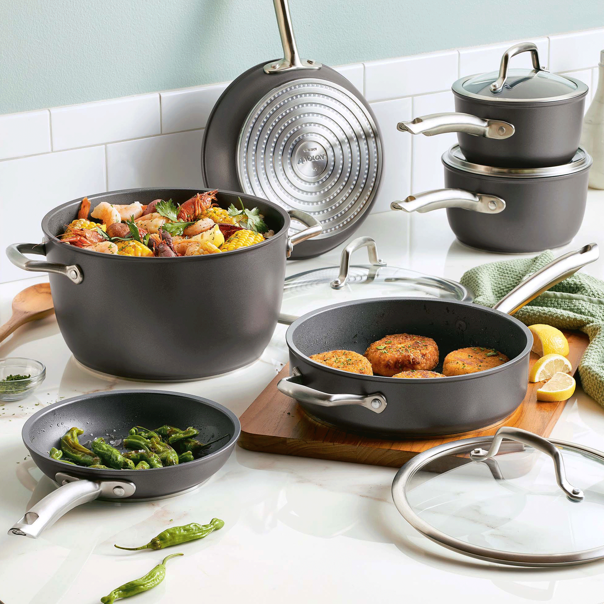 Nonstick cookware shop brands