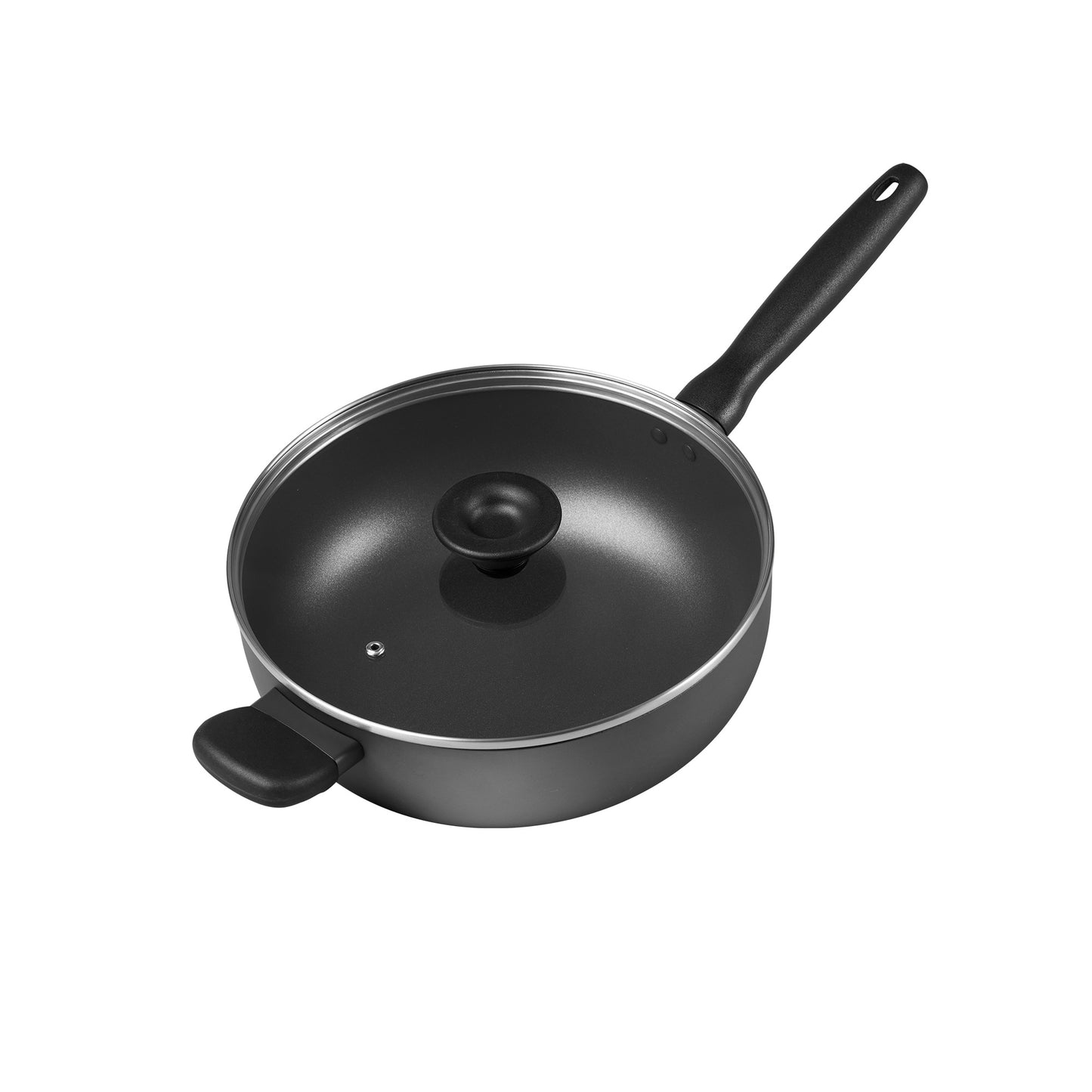 Meyer Bauhaus Series Nonstick Induction Chef's Pan with Glass Lid 26cm