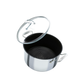 Circulon SteelShield stainless steel nonstick stockpot with lid. Built for bold cooking.