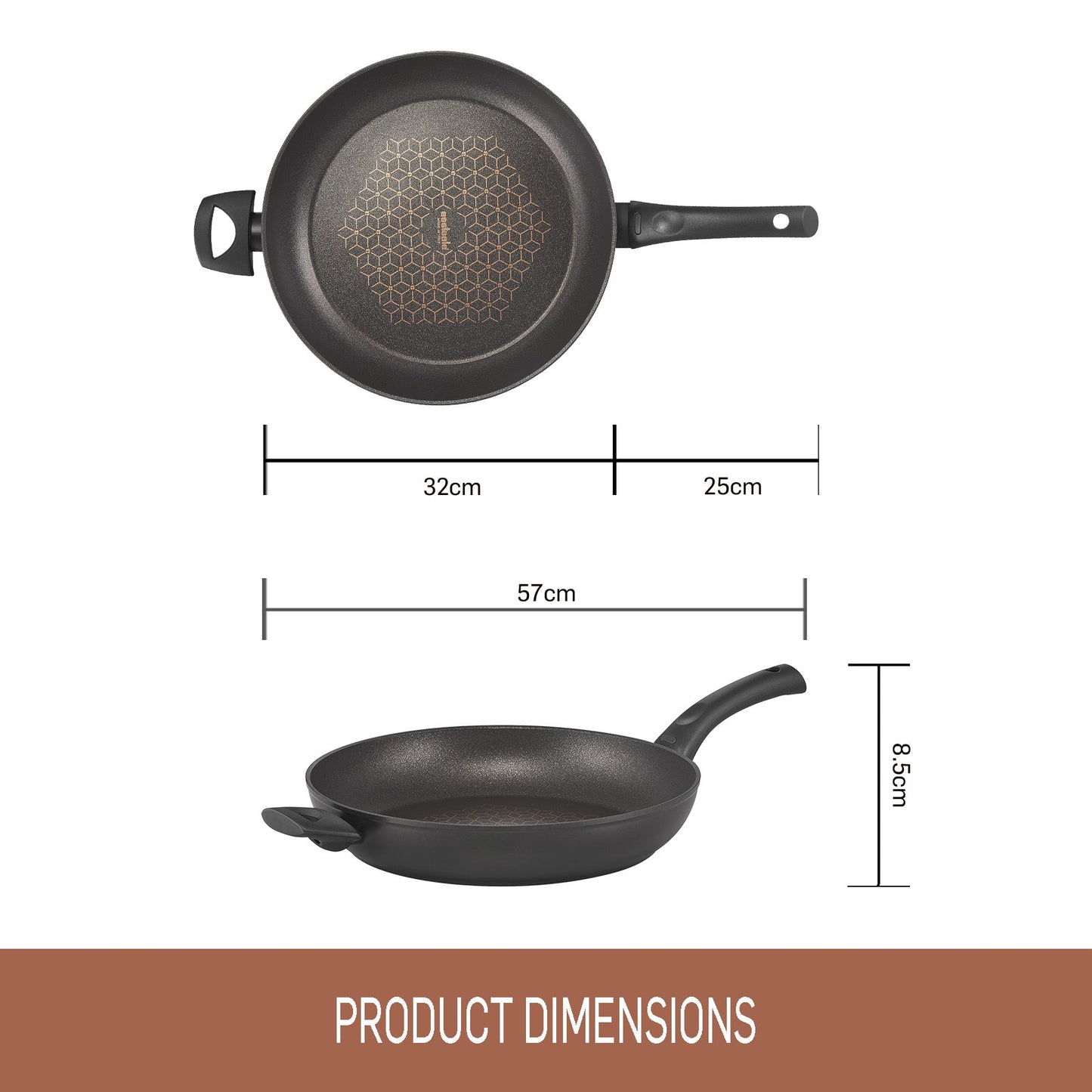 Essteele Per Salute Nonstick Induction Open French Skillet 32cm
