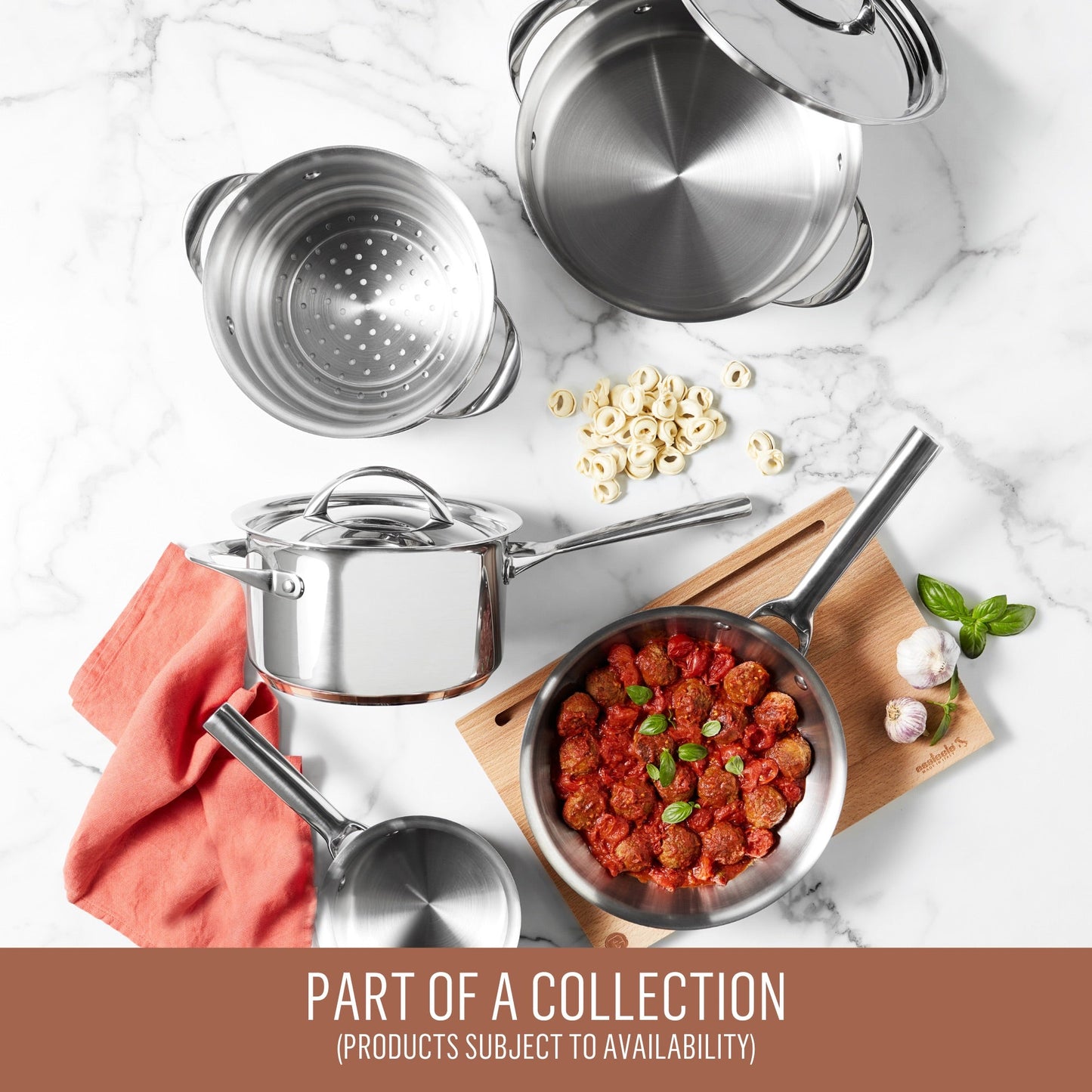 Essteele Per Vita Copper Base Stainless Steel Covered Saucepan 16cm/1.9L