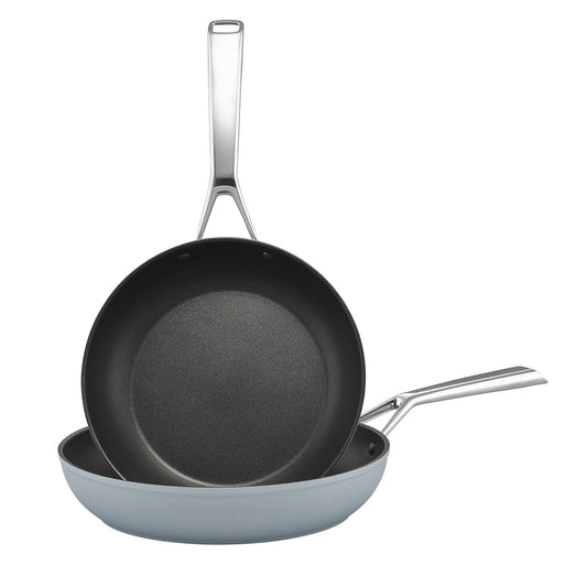 Essteele Per Bellezza Nonstick Induction Open Skillet Twin Pack 24/28cm Blue