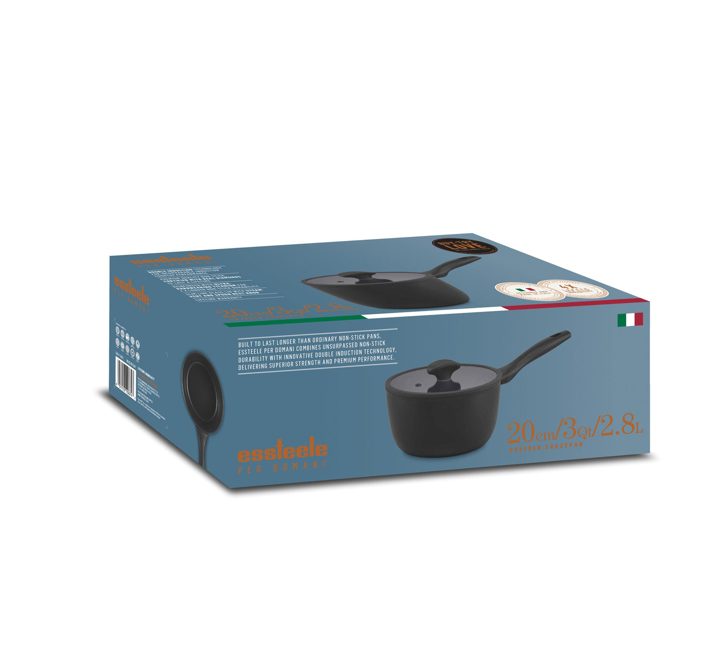 Essteele Per Domani Nonstick Induction Covered Saucepan 20cm/2.8L