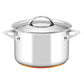 Essteele Per Vita Copper Base Stainless Steel Induction Covered Stockpot 24cm/7.1L