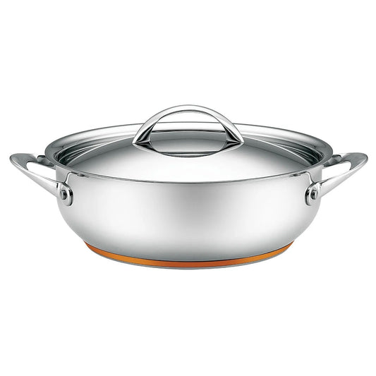 Essteele Per Vita Copper Base Stainless Steel Covered Sautéuse 28cm/5.2L