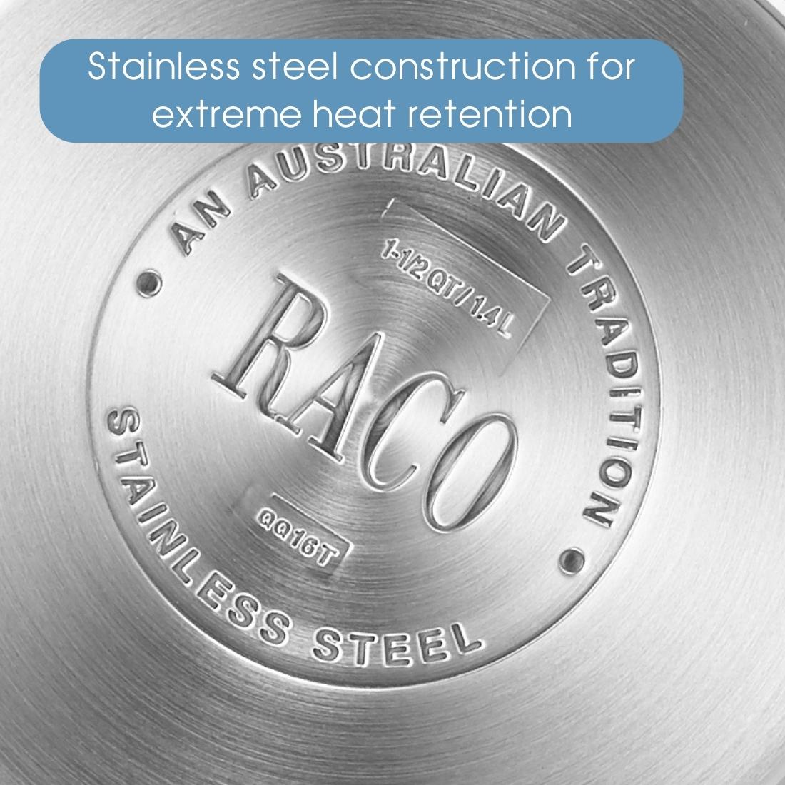 RACO Reliance Stainless Steel Induction Nonstick Covered Sauté 28cm