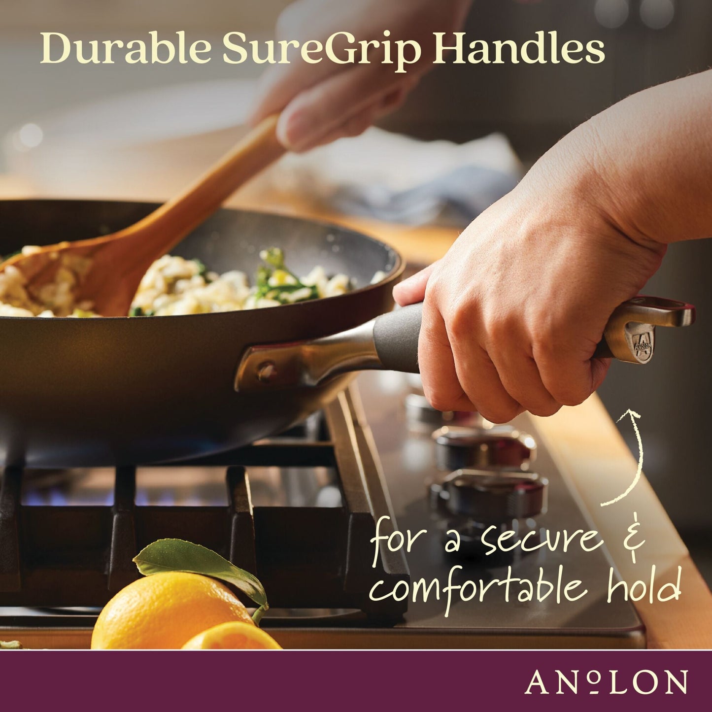 Anolon Advanced Home Nonstick 11 Piece Cookware Set Bronze
