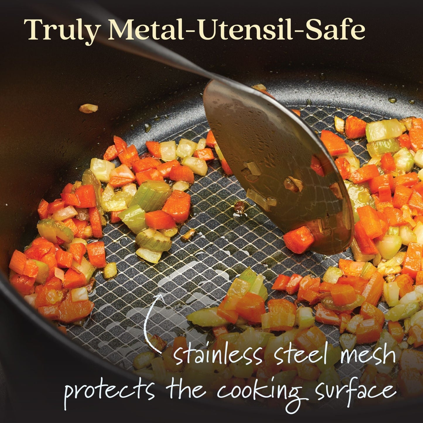 Anolon X Hybrid Stainless Steel Nonstick Induction Saucier 20cm/2.4L
